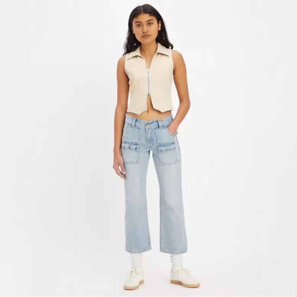 Levi’s Premium Middy Ankle Bootcut Outback Size 28
